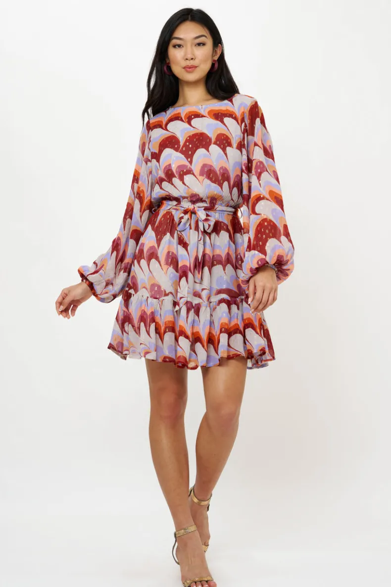 Flirty Short Dress- Venice Cognac