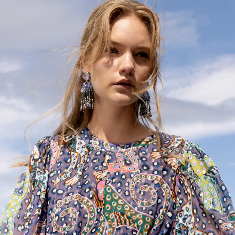 Firenze Earrings- Black