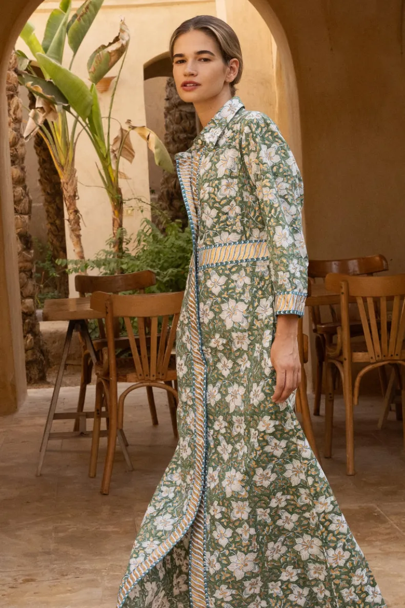 Shirt Dress Maxi- Ivy Olive