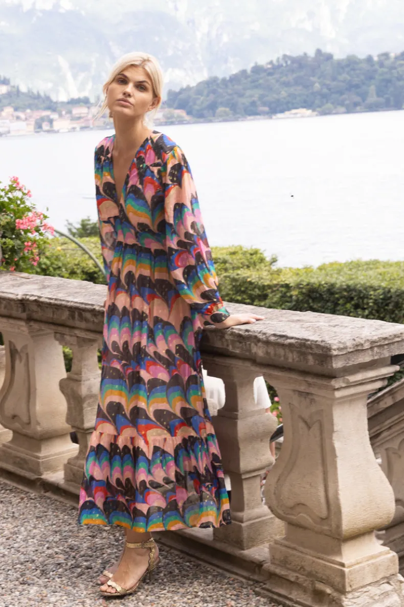 Tie Back Maxi- Venice Blue