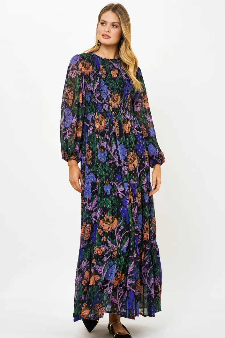 Smocked Top Maxi- Turin Peri