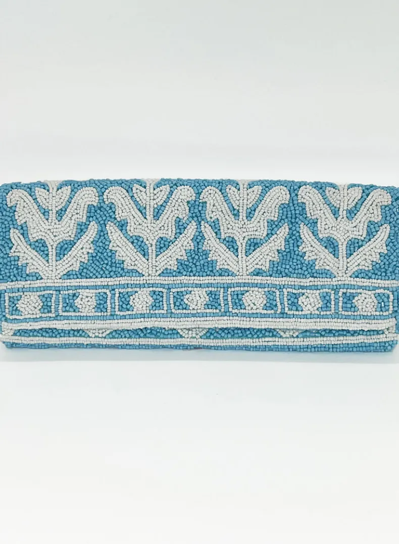 Beaded Clutch- Marigold Sky