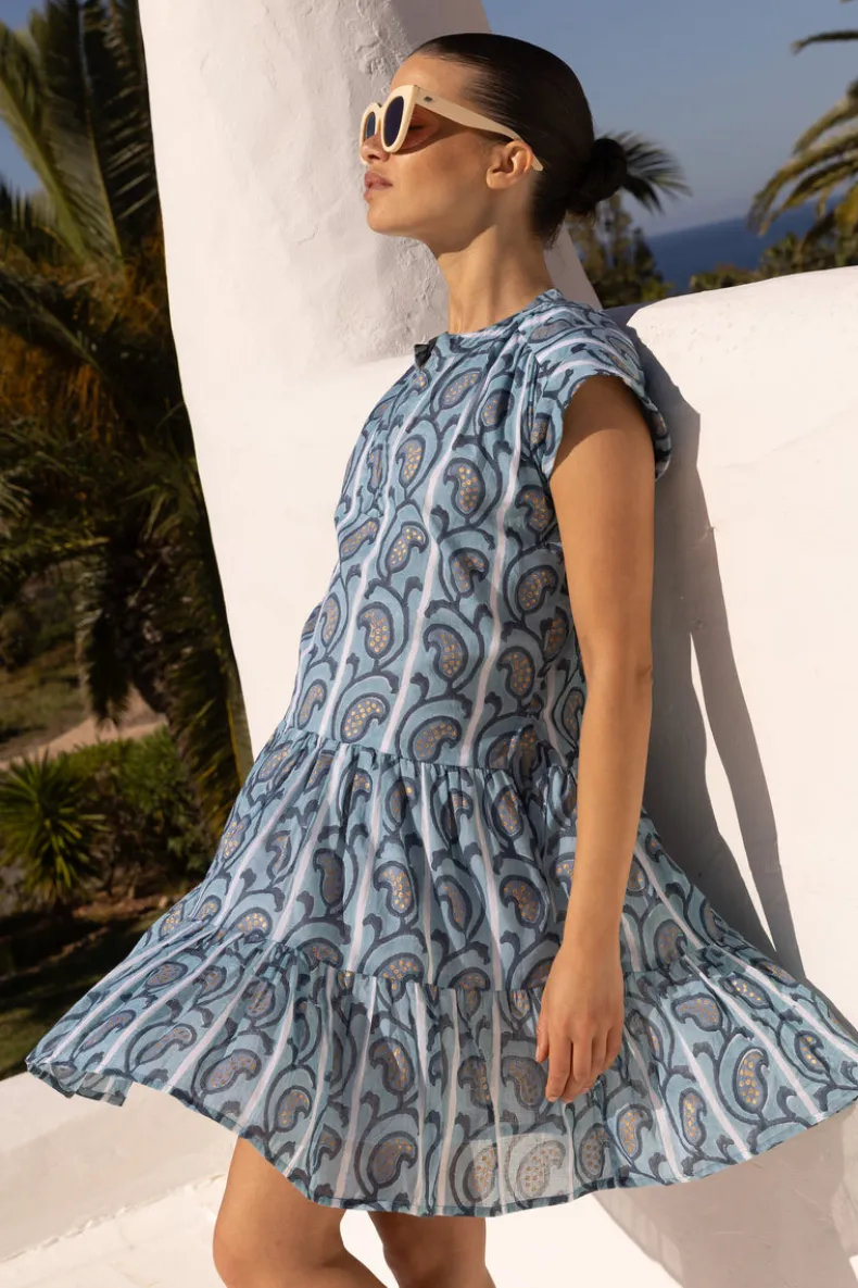 Roll Sleeve- Goa Blue