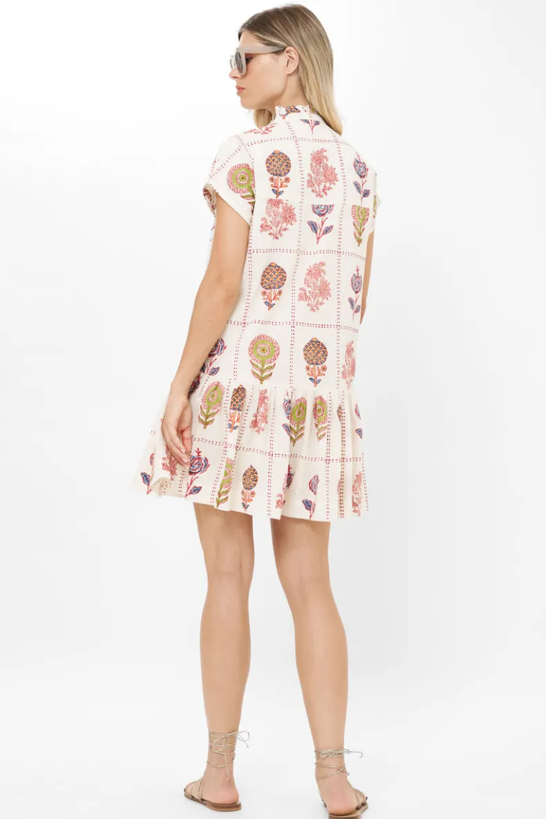 Cap Sleeve Mini- Taormina Cream