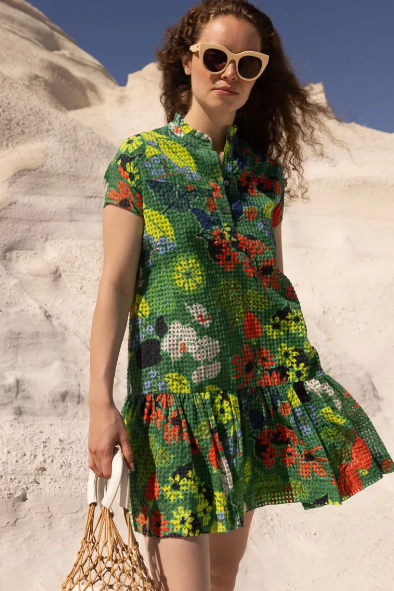 Cap Sleeve Mini- Sutton Green