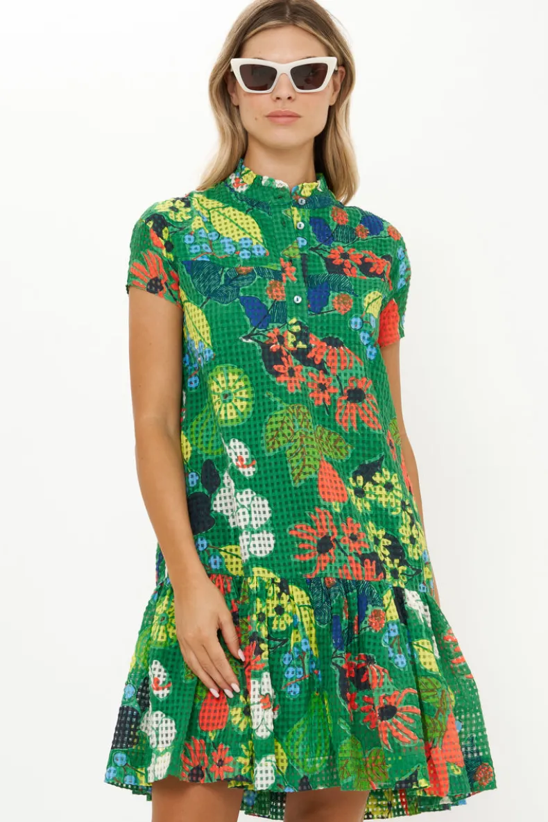 Cap Sleeve Mini- Sutton Green