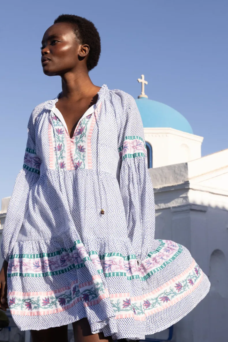 Balloon Sleeve Short- Jungi Blue