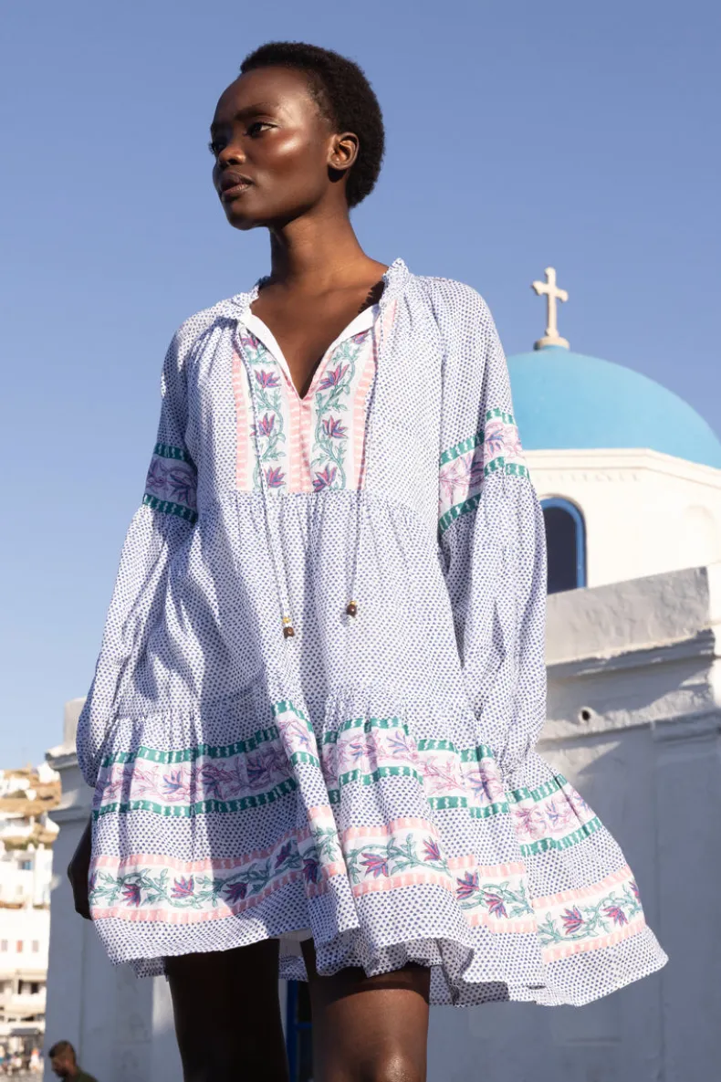 Balloon Sleeve Short- Jungi Blue