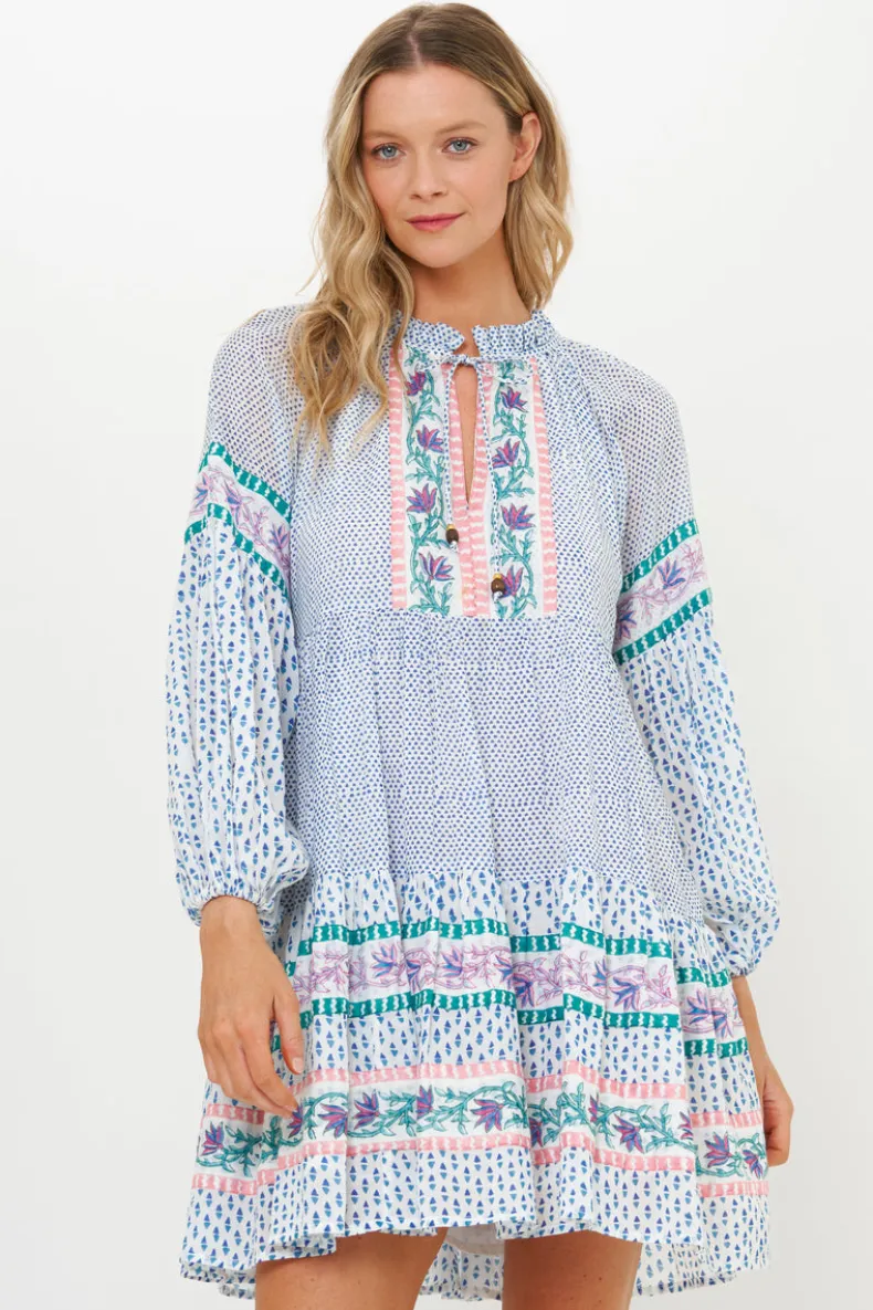 Balloon Sleeve Short- Jungi Blue