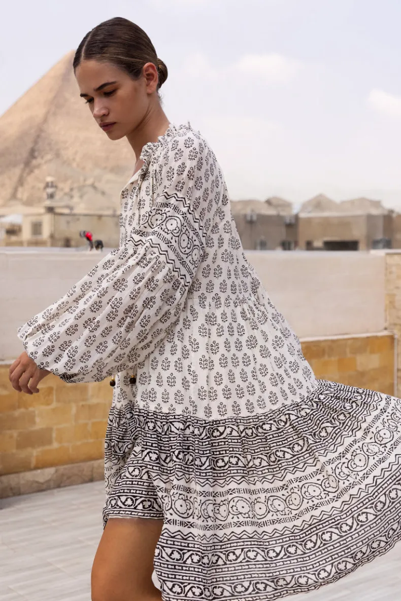 Balloon Sleeve Short- Samba Black