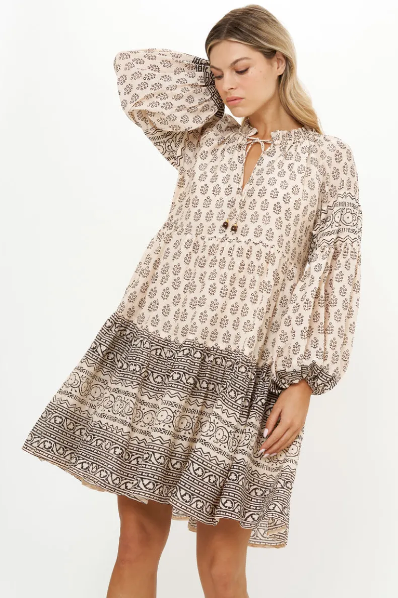 Balloon Sleeve Short- Samba Black