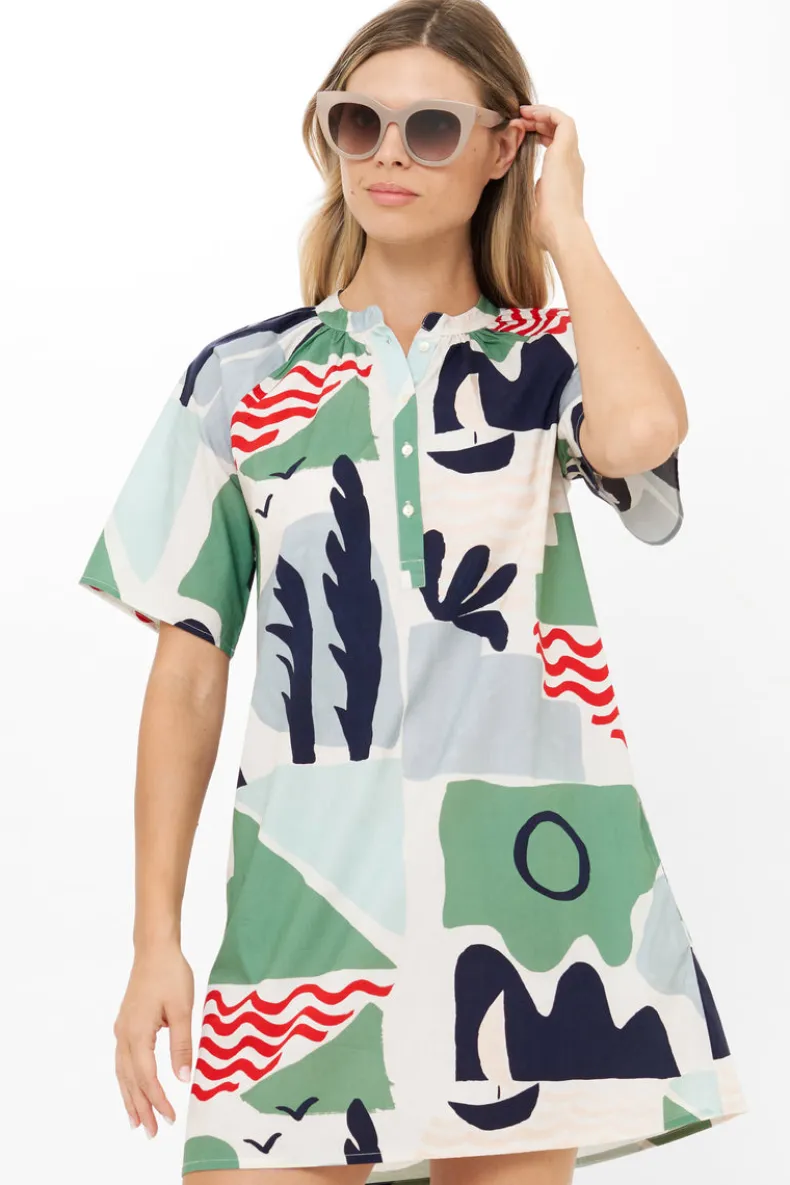 Pocket Dress- Riviera Sage