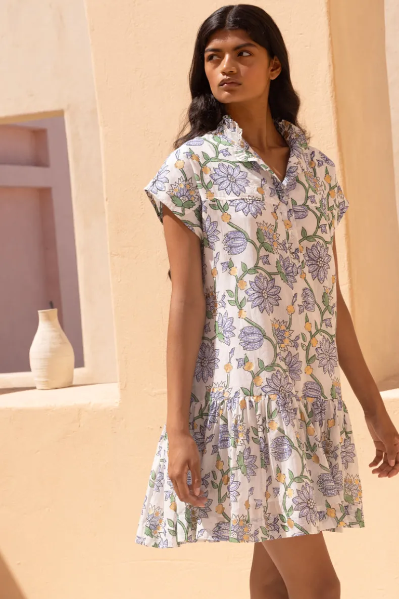 Cap Sleeve Mini- Presidio Blue