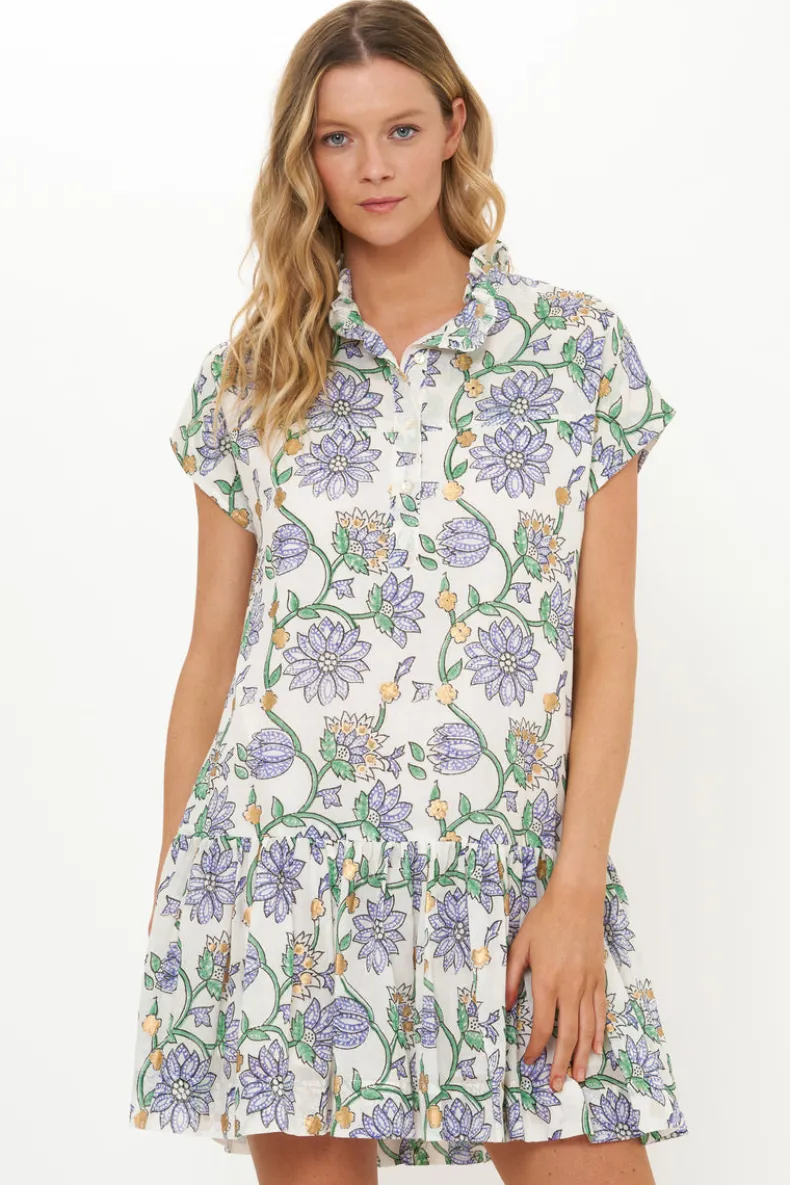 Cap Sleeve Mini- Presidio Blue