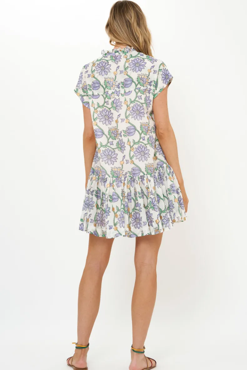 Cap Sleeve Mini- Presidio Blue