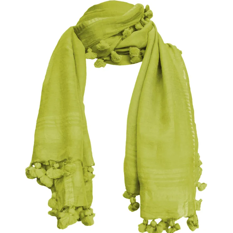 Citron Tassel Scarf